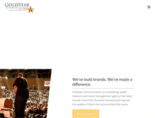 Tablet Screenshot of goldstarc.com